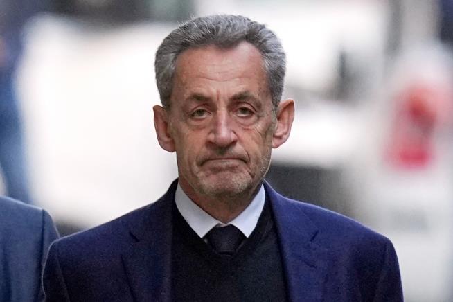 Former French President Sarkozy released from prison pending appeal in conspiracy case