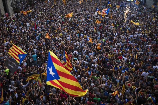 Some separatist-minded Catalans urge civil disobedience