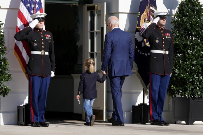 Bidens open final White House holiday season with turkey pardons, Christmas tree and 'friendsgiving'