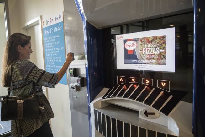 ATM at Ohio school doles out next best thing to cash _ pizza
