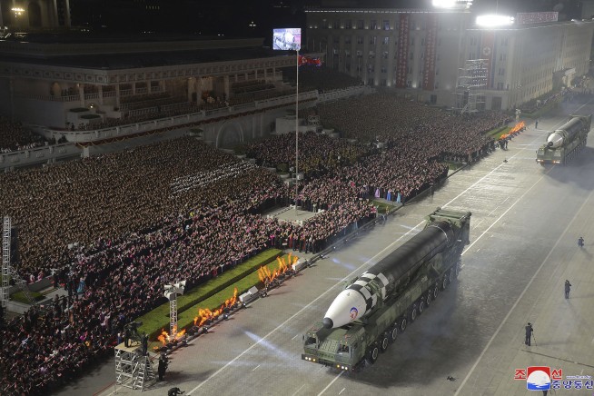 N. Korea's Kim vows to bolster nuke capability during parade