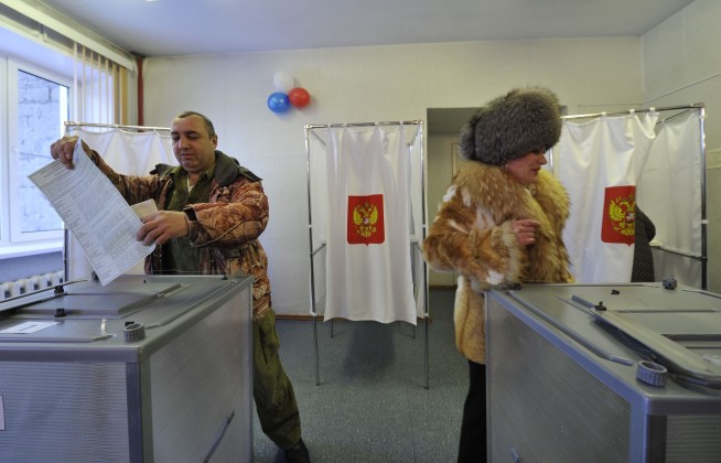 Russia votes but outcome is clear: 6 more years of Putin