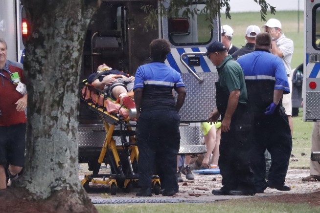 Lightning strike at Tour Championship causes 6 injuries