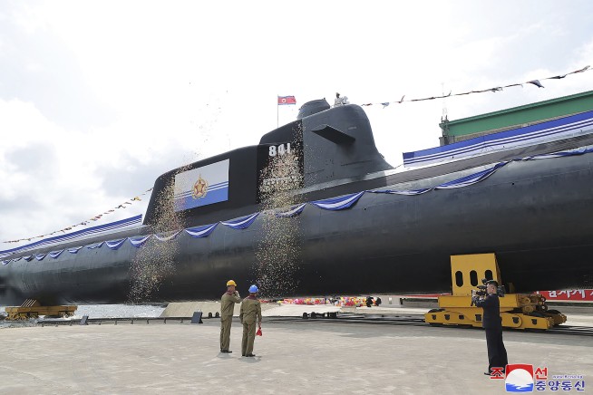 North Korea says its latest submarine can launch nuclear weapons, but there are doubts
