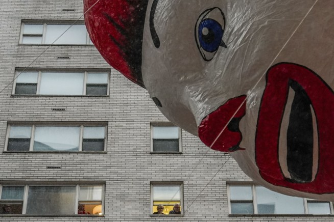 Macy’s Thanksgiving Day Parade: Big balloons, wet weather and 21 protesters arrested