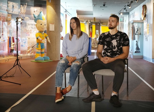 Belarus sprinter feels safe, looks to future in Poland