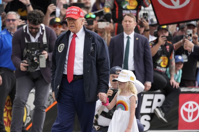 Trump attends the Daytona 500 and says the spirit of NASCAR will 'fuel America's Golden Age'