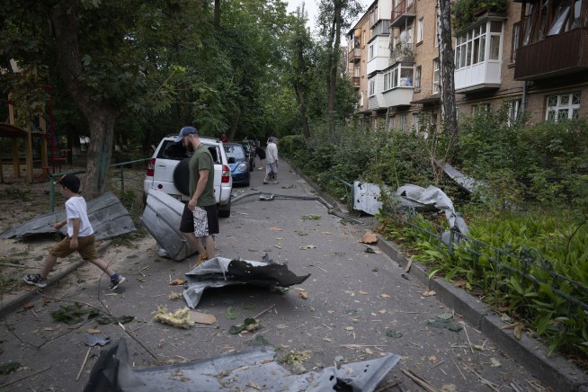 Ukrainian drones strike deep in Russian territory, Moscow says, while a barrage in Kyiv kills 2