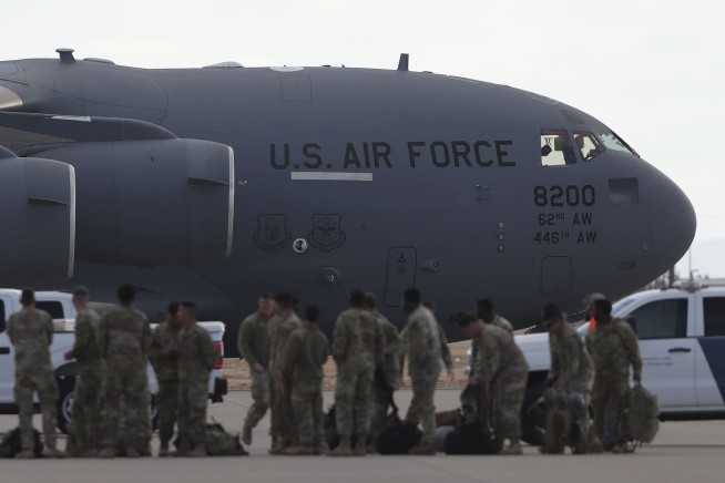 Air Force deportation flight skirts Mexican airspace to Guatemala as military's border role grows