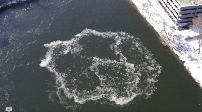 Coming around again: Famous ice disk seems to be re-forming