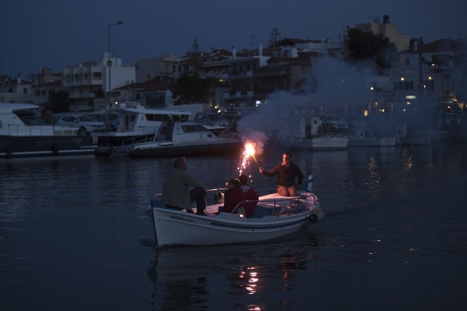 Burning effigy of Judas an Easter tradition in Greek town