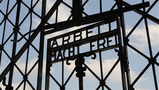 Historic gate at Dachau concentration camp stolen