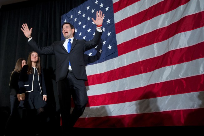 The Latest: Cruz finishes third in NH primary, Bush fourth