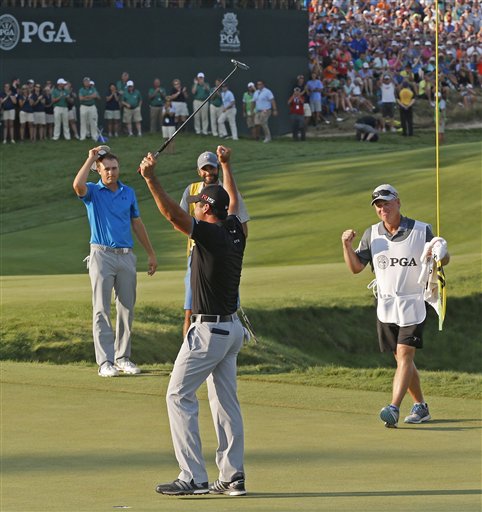 Jason Day shows major mettle and wins PGA Championship