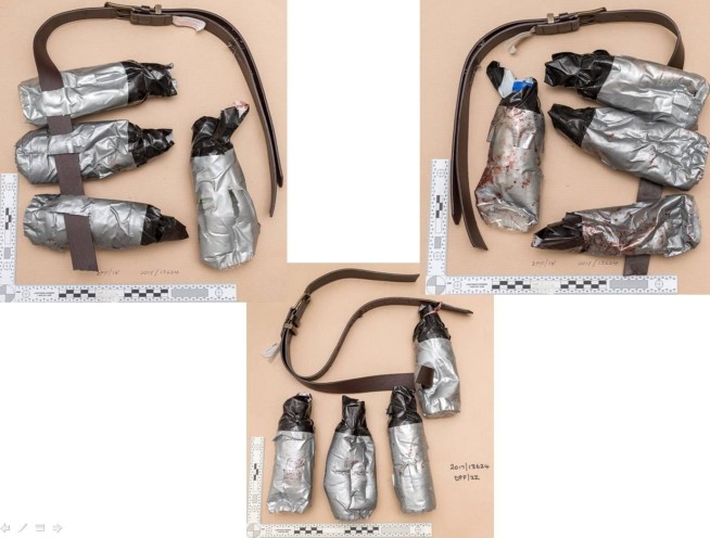 Police release photos of London attackers' fake bomb belts