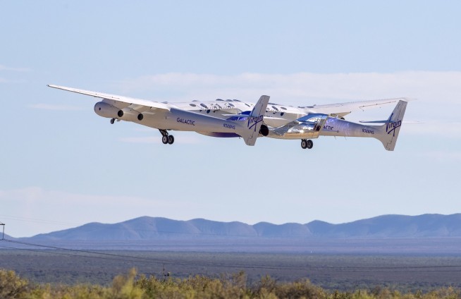 Virgin Galactic's first space tourists finally soar, an Olympian and a mother-daughter duo