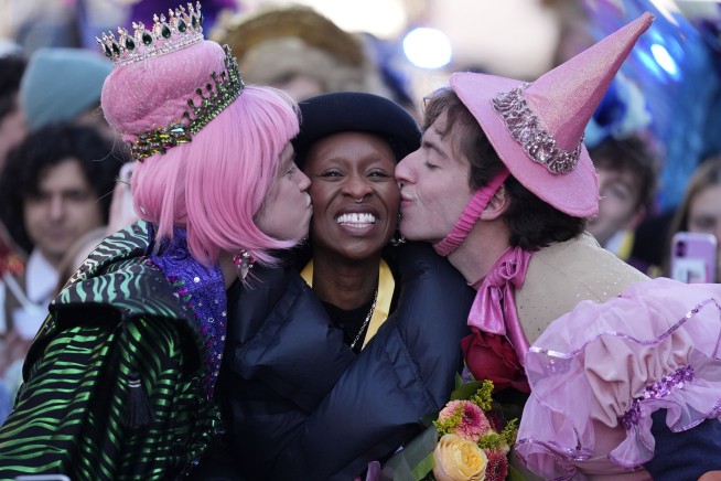 'Wicked' star Cynthia Erivo is feted as Harvard's Hasty Pudding Woman of the Year