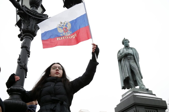 The Latest: Russian opposition leader Navalny arrested