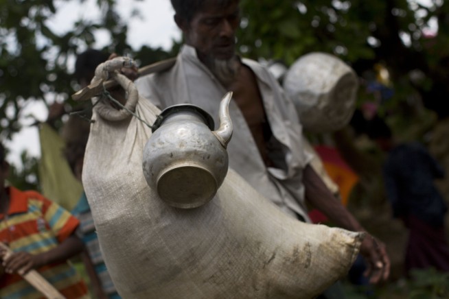 AP PHOTOS: What Rohingya carry as they flee Myanmar violence