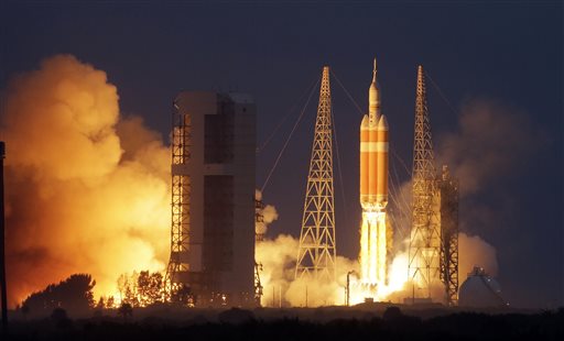 NASA launches new Orion spacecraft and new era