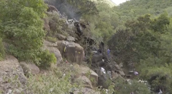 Bus plunges off a bridge in South Africa, killing 45 people. An 8-year-old is the only survivor