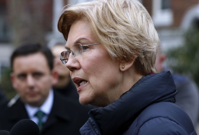The Latest: Trump says he'd 'love to run against' Warren