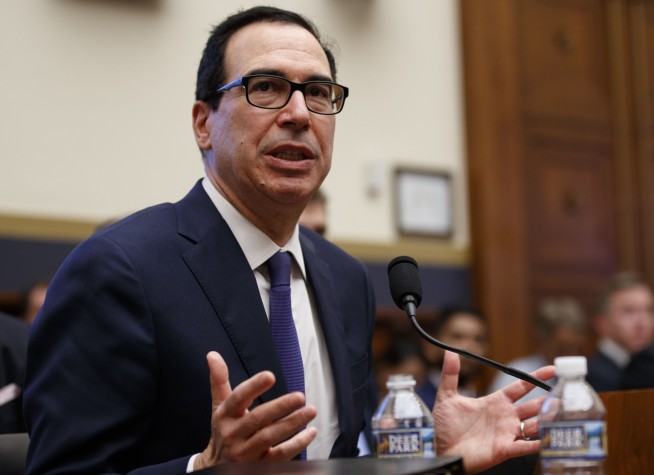 Mnuchin says he was unaware of IRS memo on tax returns