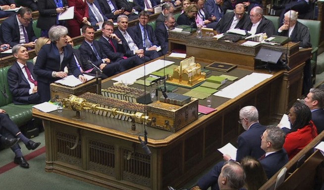 UK's May holds 'constructive' Brexit talks with Labour