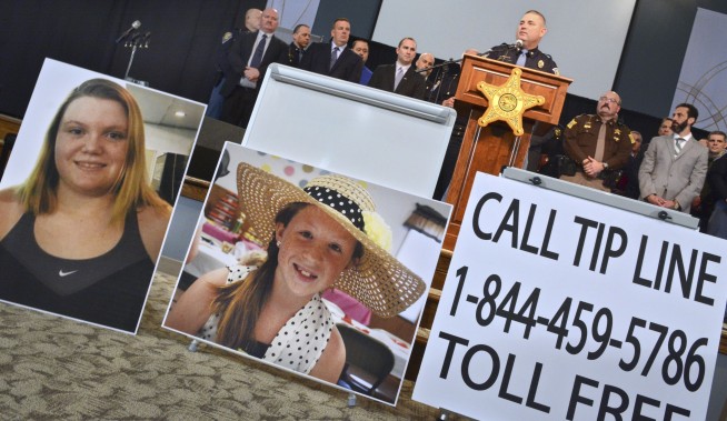 The Latest: Witness aided in sketch of suspect in 2 killings