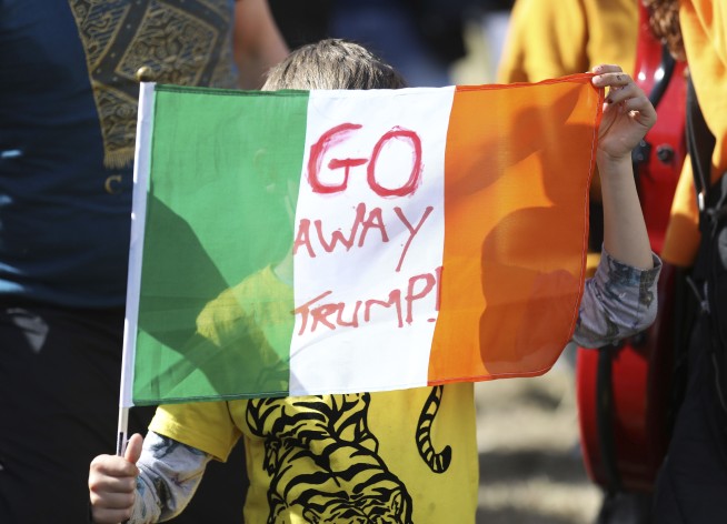 Trump, Irish prime minister differ on Brexit, meeting venue