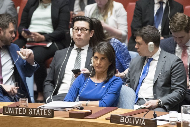 The Latest: Germany hopes for peace push after Syria strikes