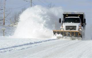 Plow Traps Boys in Snow Fort