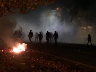 Garner Protests Marred by Violence, Stolen Champagne