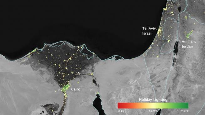 Your Christmas Lights Are Visible From Space