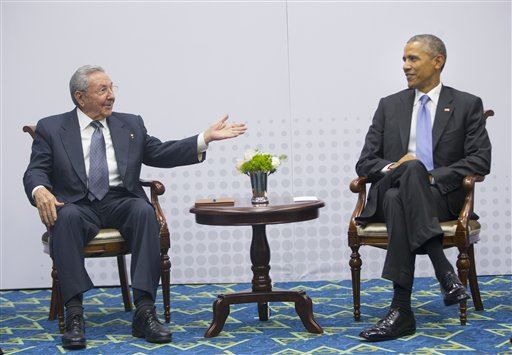 Obama, Castro Have Historic Sit-Down