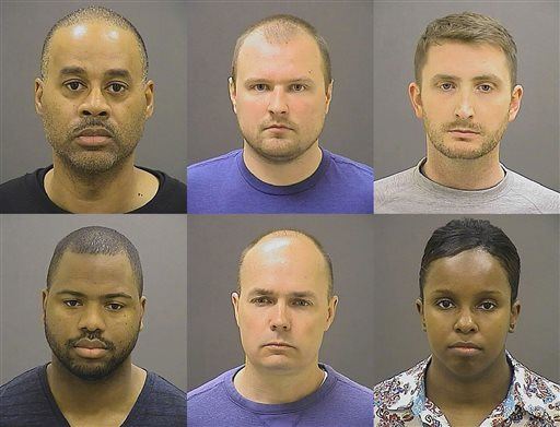 The 6 Baltimore Cops Charged