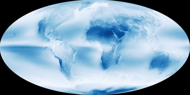 New NASA Map Shows Our Cloudy World