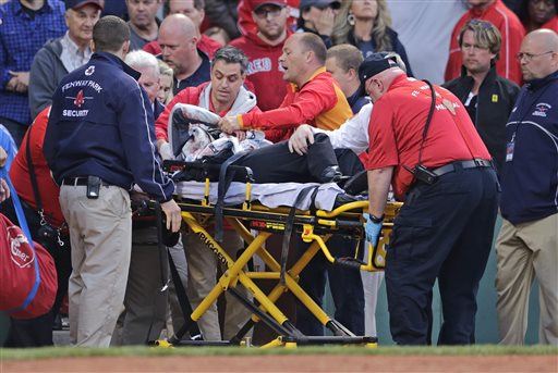 Boston Fan Nearly Killed by Broken Bat