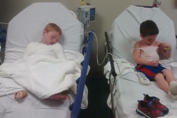 Boys So Sunburned at Daycare They're Airlifted to Hospital