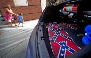 Confederate Flags Placed Near Martin Luther King Church in Atlanta
