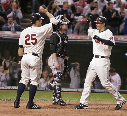 Sizemore Homers Twice in Tribe Blowout