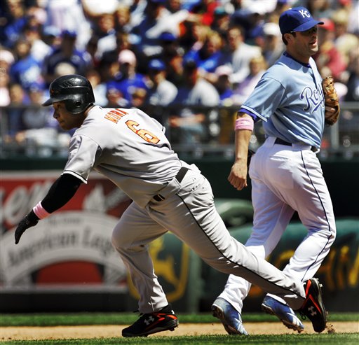 Bannister Pitches Royals Past O's