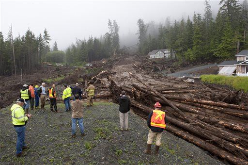 3 Missing After 'Sea of Logs' Hits Alaska Town