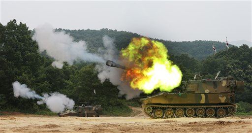Rockets, Shells Fired Across Korean Border