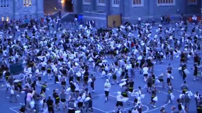 West Point's Annual Pillow Fight Turns Brutal, Bloody