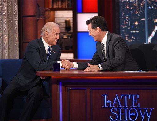 Joe Biden Opens Up on Late Show