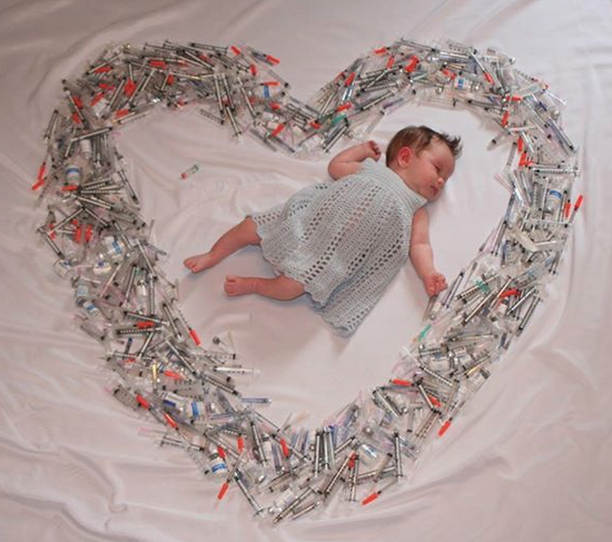 Photo of Baby in Syringe Heart Goes Viral
