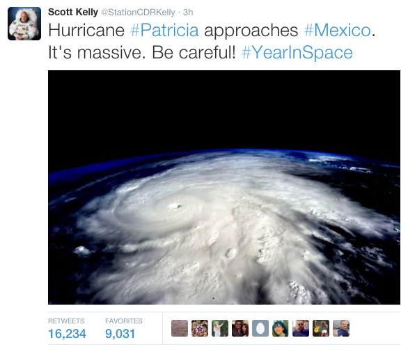 Hurricane Patricia Looks Massive From Space
