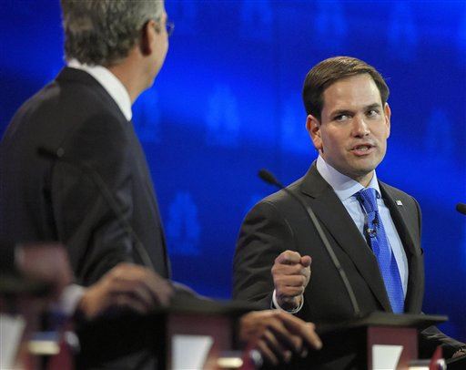 Things Get Testy Between Rubio, Bush