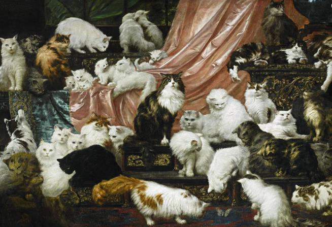 Someone Dropped $1M on World's Largest Cat Painting